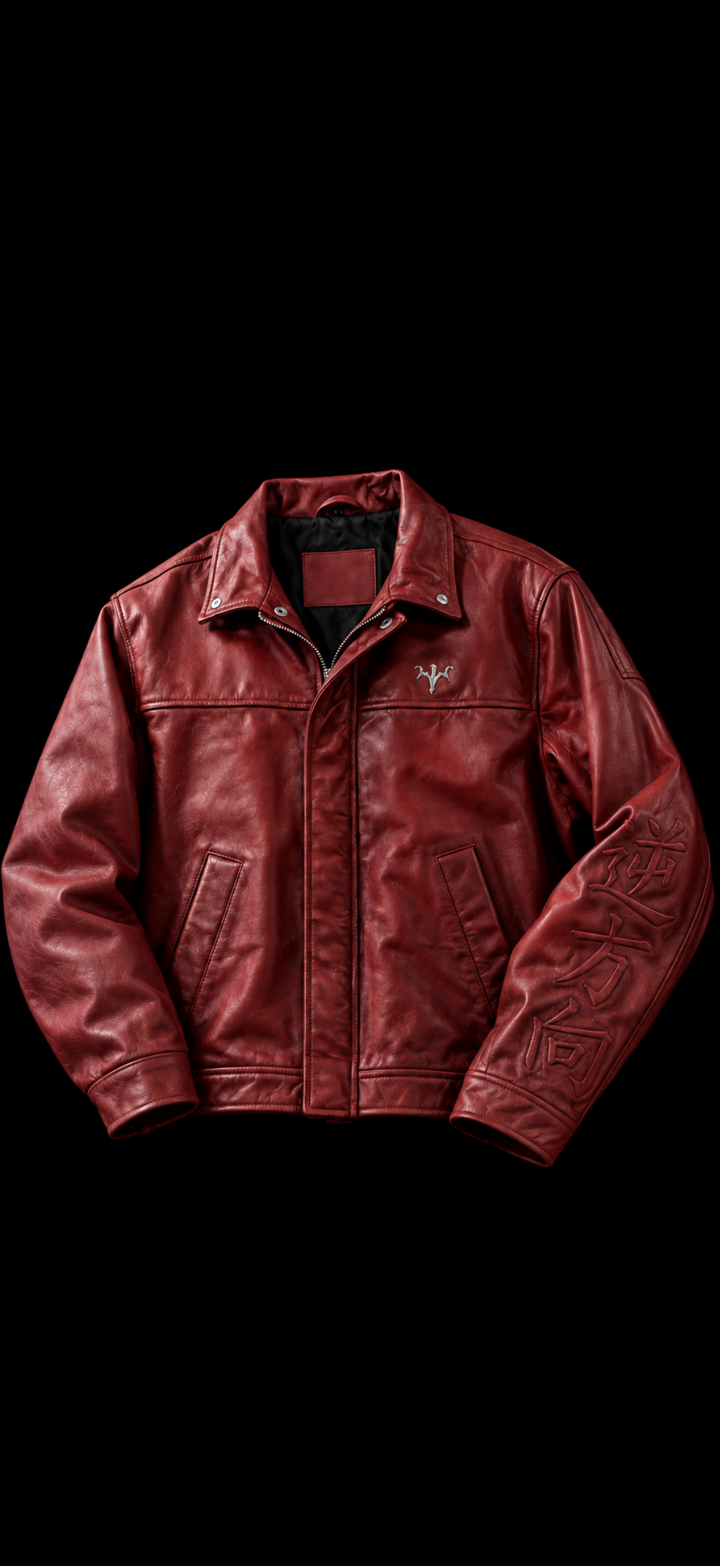 Wrong Way Kanji Leather Jacket